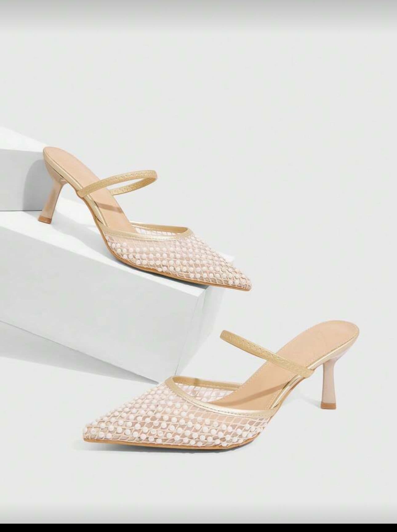 Front-Strap Pencil Heel