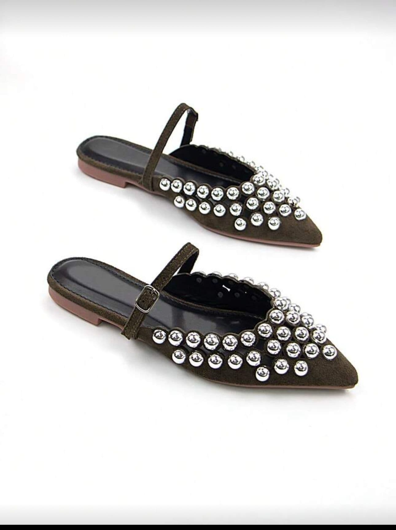 Pearl Embellished Sandals