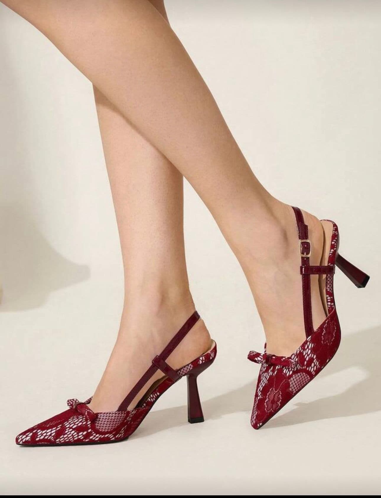 Net Pointed Stiletto (Mixed Colors)